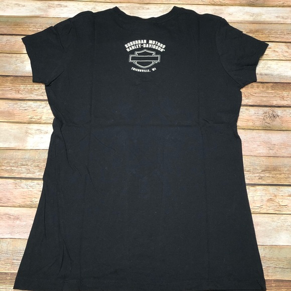 Harley-Davidson Skull Short Sleeve Tee Shirt - Picture 6 of 7